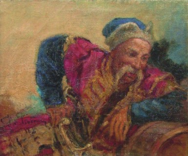 Otaman Ivan Sirko, 1889. Artist: Repin, Ilya Yefimovich (1844-1930)
