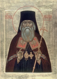 Saint Ignatius Brianchaninov, 20th century. Artist: Russian icon
