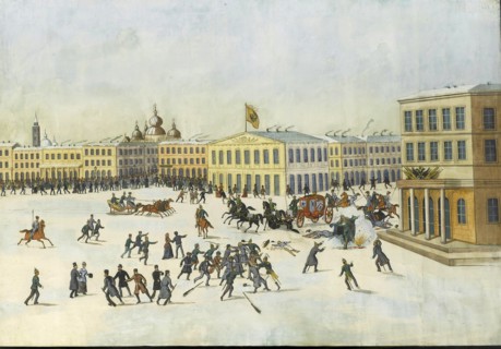 The Assassination of Alexander II on 13 March 1881, 1881-1882. Artist: Russian master