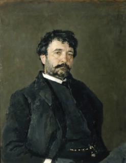 Portrait of the opera singer Angelo Masini (1844-1926), 1890. Artist: Serov, Valentin Alexandrovich (1865-1911)