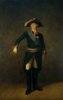 Portrait of the Emperor Paul I of Russia (1754-1801), 1797. Artist: Shchukin, Stepan Semyonovich (1762-1828)