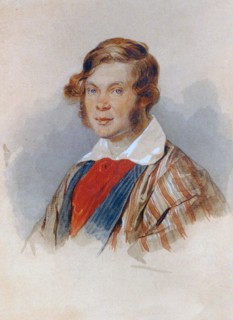 Portrait of the Poet Prince Pyotr A. Vyazemsky (1792-1878), 1830s. Artist: Sokolov, Pyotr Fyodorovich (1791-1848)