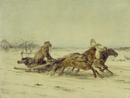 General Toptygin, 1875. Artist: Sokolov, Pyotr Petrovich (1821-1899)