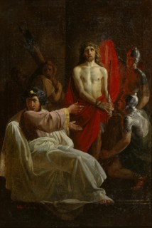 Christ Before Pilate, 1844. Artist: Sorokin, Yevgraf Semyonovich (1821-1892)