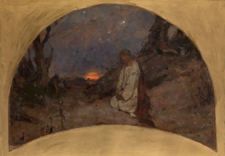 The Agony in the Garden (Sketch for the St Volodymyr's Cathedral in Kiev), 1886. Artist: Svedomsky, Pavel Alexandrovich (1849-1904)