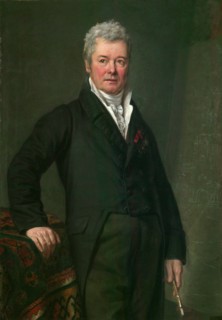 Portrait of the artist Fyodor Alexeev (1753-1824), 1820. Artist: Terebenev, Mikhail Ivanovich (1795-1864)