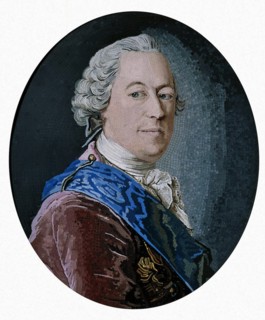 Portrait of Count Mikhail Illarionovich Vorontsov (1714-1767), 1755. Artist: Vasilyev, Matvey Vasilyevich (active Mid of 18th cen.)