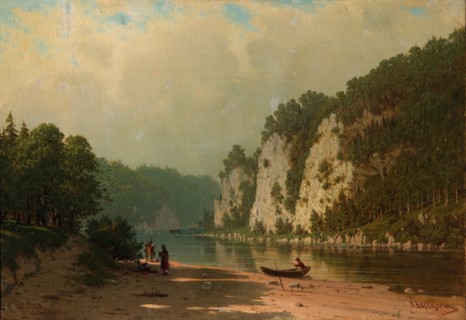 Chusovaya River. Artist: Vereshchagin, Pyotr Petrovich (1836-1886)