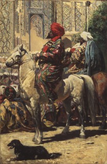A horseman in Samarkand, 1872. Artist: Vereshchagin, Vasili Vasilyevich (1842-1904)