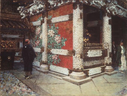 The Shinto Shrine at Nikko, 1903. Artist: Vereshchagin, Vasili Vasilyevich (1842-1904)