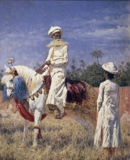 A horseman in Jaipur, 1881. Artist: Vereshchagin, Vasili Vasilyevich (1842-1904)