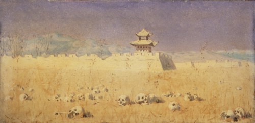 Ruins in Chuguchak, Xinjiang, 1869. Artist: Vereshchagin, Vasili Vasilyevich (1842-1904)