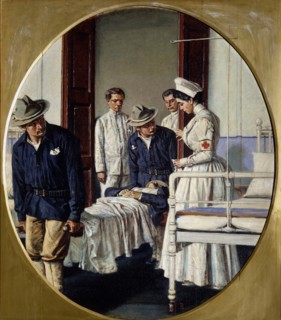 In a Military Hospital, 1901. Artist: Vereshchagin, Vasili Vasilyevich (1842-1904)