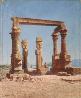 An Egypt Temple Ruin. Artist: Vereshchagin, Vasili Vasilyevich (1842-1904)