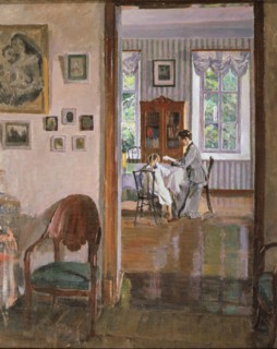 In a house, 1910. Artist: Vinogradov, Sergei Arsenyevich (1869-1938)