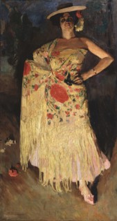 A dancer, 1903. Artist: Vinogradov, Sergei Arsenyevich (1869-1938)