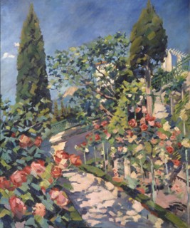 Blooming May, 1915-1918. Artist: Vinogradov, Sergei Arsenyevich (1869-1938)