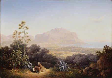 View of Palermo, 1845. Artist: Vorobyev, Sokrat Maximovich (1817-1888)