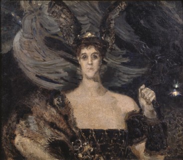 The Valkyrie. Portrait of the artist and patron Countess Maria Tenisheva (1867-1928), 1899. Artist: Vrubel, Mikhail Alexandrovich (1856-1910)