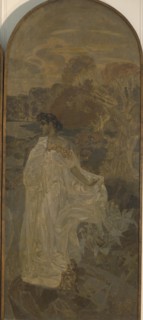 Minerva (Triptych The Judgment of Paris), 1893. Artist: Vrubel, Mikhail Alexandrovich (1856-1910)
