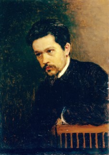 Self-Portrait, 1895. Artist: Yaroshenko, Nikolai Alexandrovich (1846-1898)
