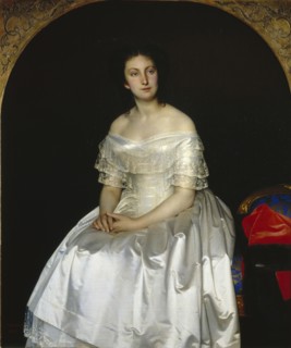 Portrait of Princess Maria Vasilyevna Vorontsova (1819-1894), 1851. Artist: Zaryanko, Sergei Konstantinovich (1818-1870)