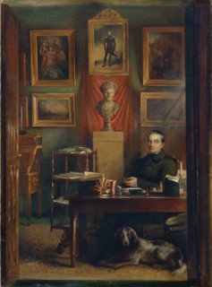 Portrait of Count Dmitry Petrovich Buturlin (1790-1849), 1851. Artist: Zelensky, Arnold Abramovich (1812-?)