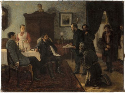 Applicants, 1888. Artist: Zhuravlev, Firs Sergeevich (1836-1901)