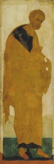 The Apostle Peter (From the Deesis Range), ca 1408. Artist: Rublev, Andrei (1360/70-1430)