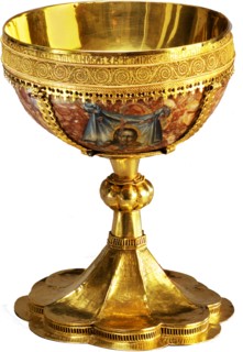 Chalice (Donation to the Trinity Sergius Monastery by Vasily II, Grand Prince of Moscow (Vasily the Blind), 1439. Artist: Fomin, Ivan (active Early 15th cen.)