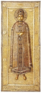 Reliquary of Tsarevich Dmitry, 1628?1630. Artist: Ovdokimov, Gavrila, (Workshop) (active 1628?1630)