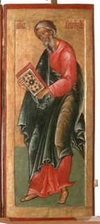 The Saint Apostle Andrew, 1645. Artist: Fomin, Terenty (active 1646?1670)