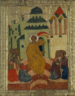 The Incredulity of Saint Thomas, 1497. Artist: Russian icon