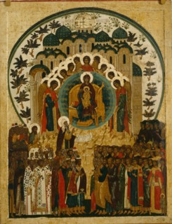 The dignifed Being, 1497. Artist: Russian icon