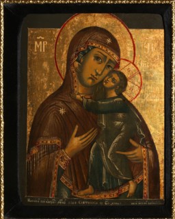The Virgin of the Tolga (Called Tolgskaya), 1739. Artist: Russian icon