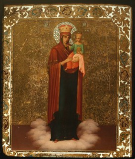 Virgin, Called Plentiful Sky, 1897. Artist: Mokin, Alexander (active End of 19th cen.)