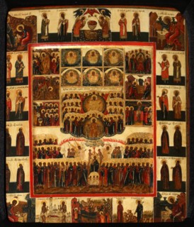 The Hexameron, Early 19th cen.. Artist: Russian icon