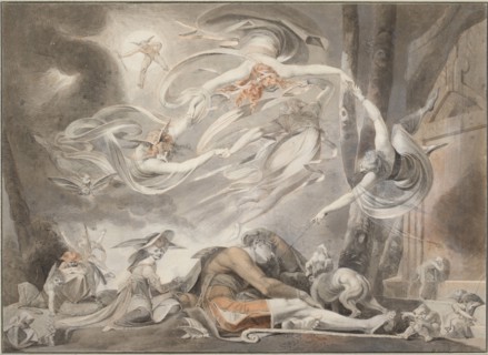 The Shepherd's Dream, 1786. Artist: Füssli (Fuseli), Johann Heinrich (1741-1825)