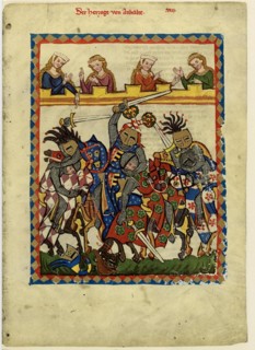 Henry I, Count of Anhalt (From the Codex Manesse), Between 1305 and 1340. Artist: Anonymous