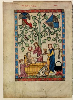 (From the Codex Manesse), Between 1305 and 1340. Artist: Anonymous