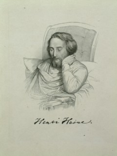 Portrait of the poet Heinrich Heine (1797-1856), 1851. Artist: Gleyre, Charles (1808-1874)