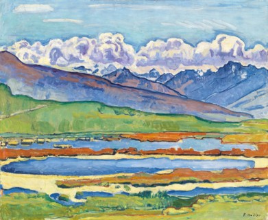 Etang long Crans-Montana, 1915. Artist: Hodler, Ferdinand (1853-1918)