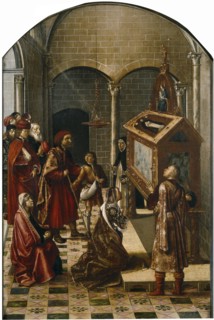 The Tomb of Saint Peter Martyr, 1493-1499. Artist: Berruguete, Pedro (1450-1503)