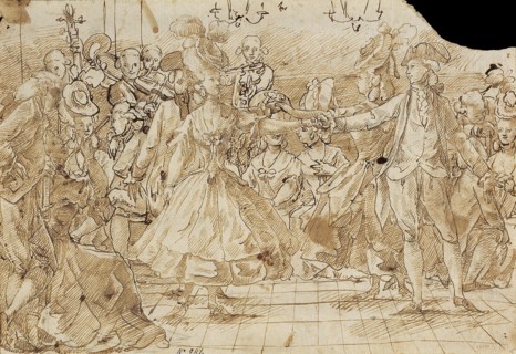 Minuet, c. 1780. Artist: Casanovas Torrents, Antonio (1752-1796)