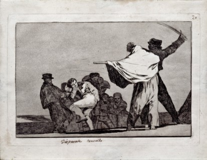 Well-Know Folly (from the series Los Disparates (Follies), 1815-1819. Artist: Goya, Francisco, de (1746-1828)