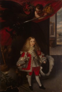 Portrait of Charles II of Spain as a Child, 1667-1670. Artist: Herrera Barnuevo, Sebastian de (1619-1671)