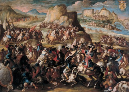 The Battle of Oran, 1699. Artist: Palomino de Castro y Velasco, Acisclo Antonio (1655-1726)