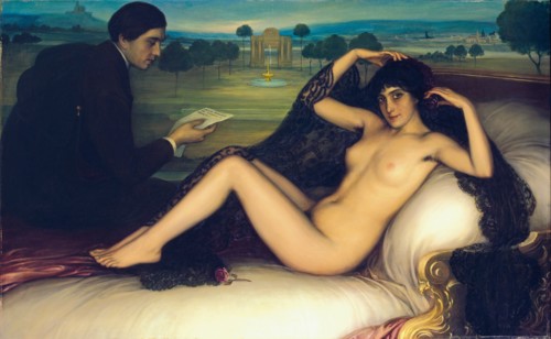 Venus of Poetry, 1913. Artist: Romero de Torres, Julio (1874-1930)