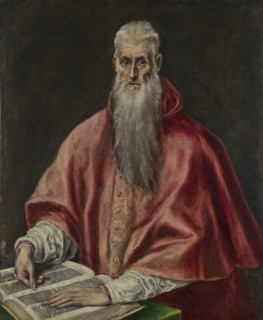 Saint Jerome as Cardinal, 1590?1600. Artist: El Greco, Dominico (1541-1614)