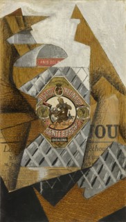 The Bottle of Anís del Mono (La bouteille d'anis), 1914. Artist: Gris, Juan (1887-1927)